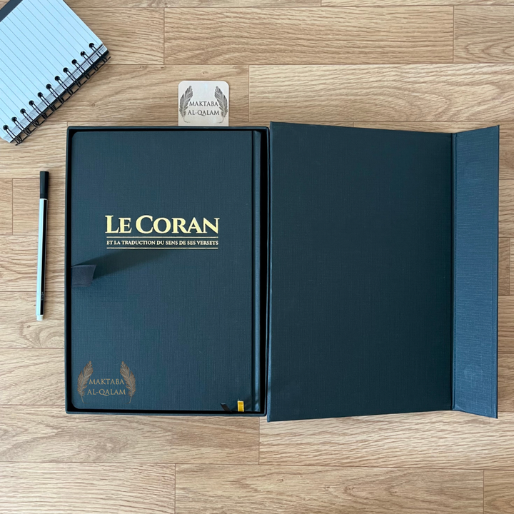 Coran Édition Tawbah (Français/Arabe) - Coffret Grand Format 30 x 21 cm