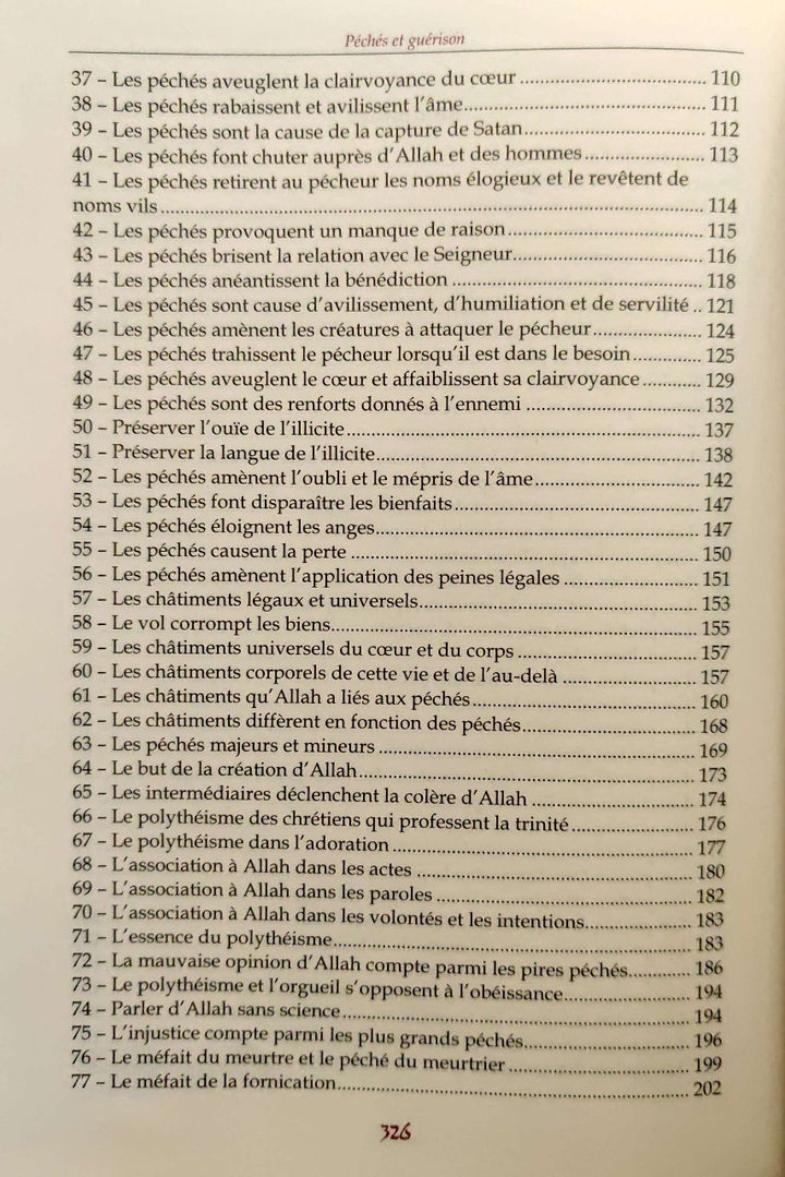 péchés et guérison